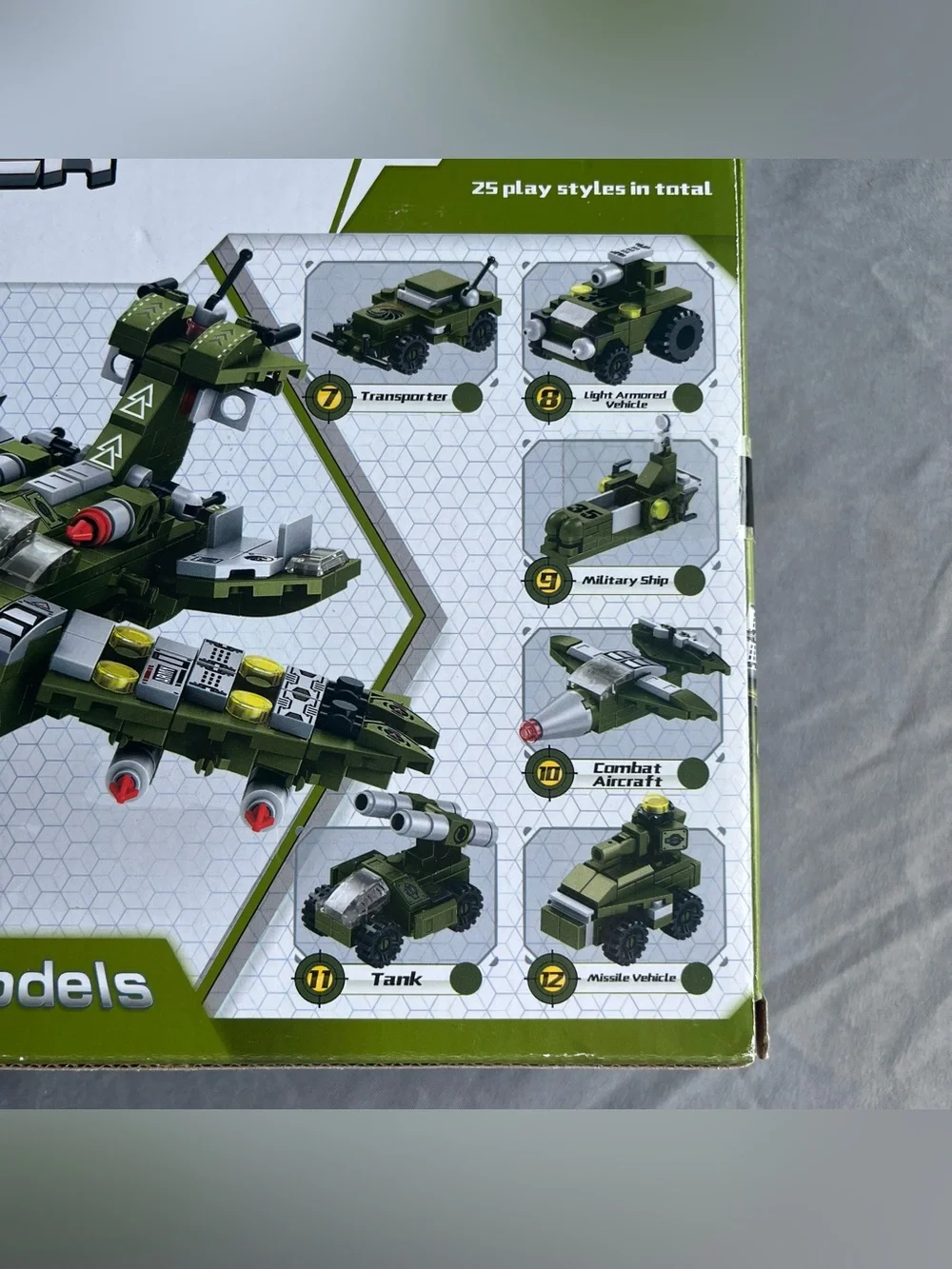 Vatos Destroyer Fighter 1-25 styles Brick Building Kit New In Box